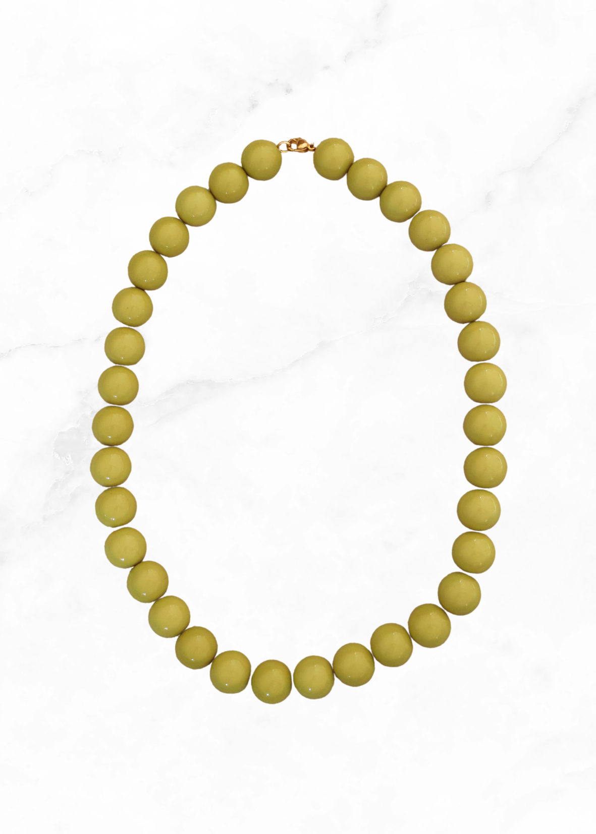 Bold bead ketting - groen