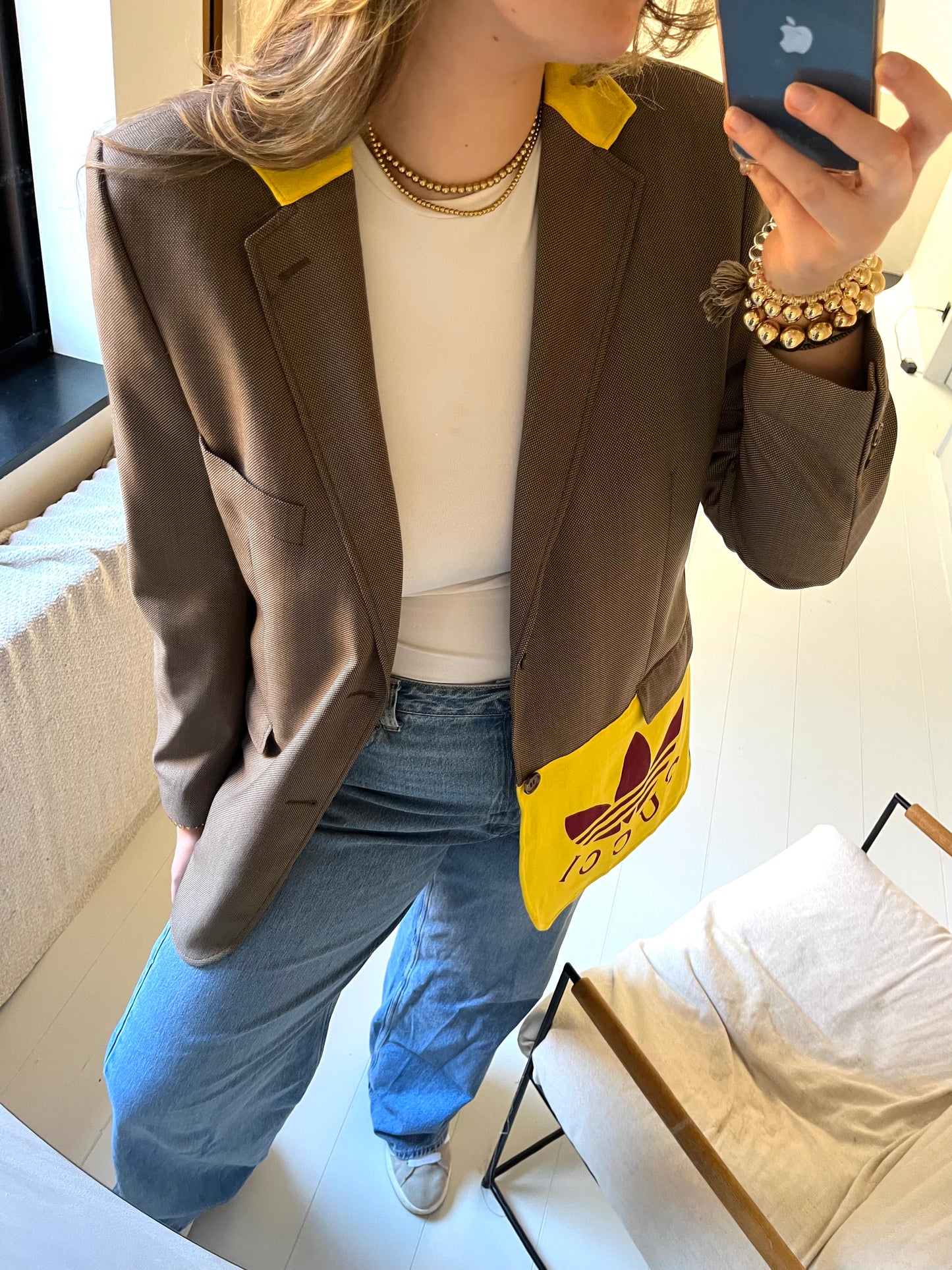 No.41 Reworked Adidas x Gucci blazer