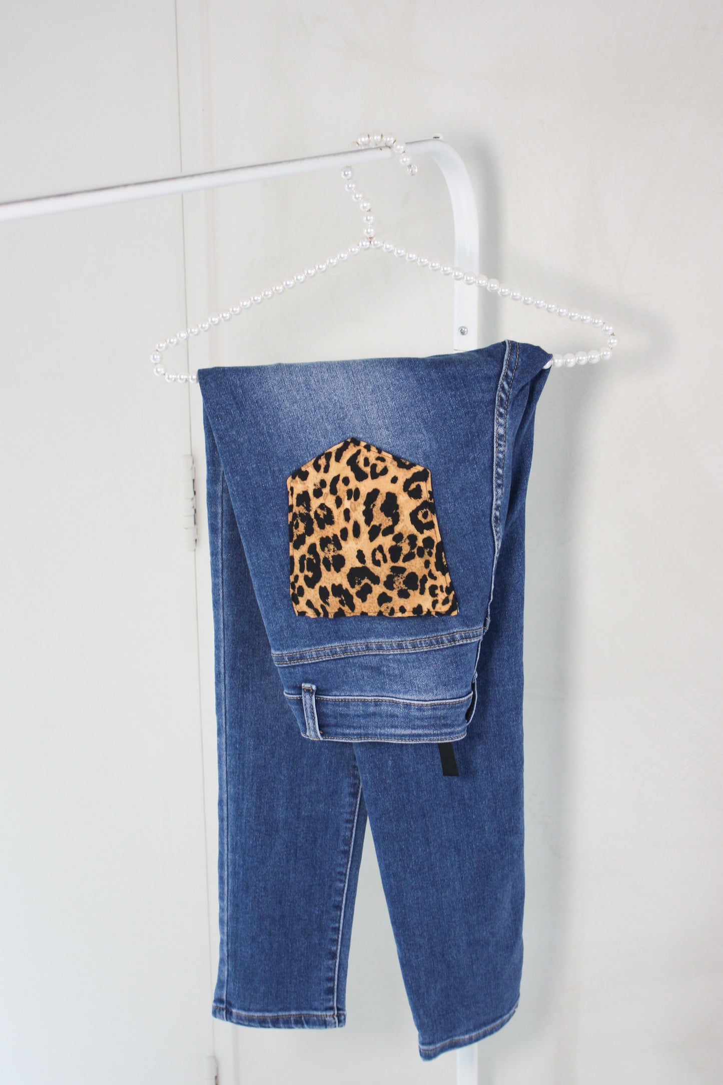 No.21 Studio Pippa X Je M'appelle leopard jeans
