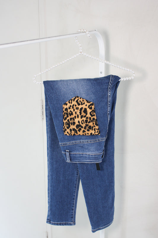 No.21 Studio Pippa X Je M'appelle leopard jeans