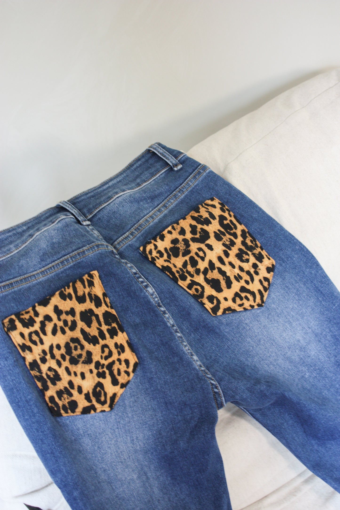 No.21 Studio Pippa X Je M'appelle leopard jeans