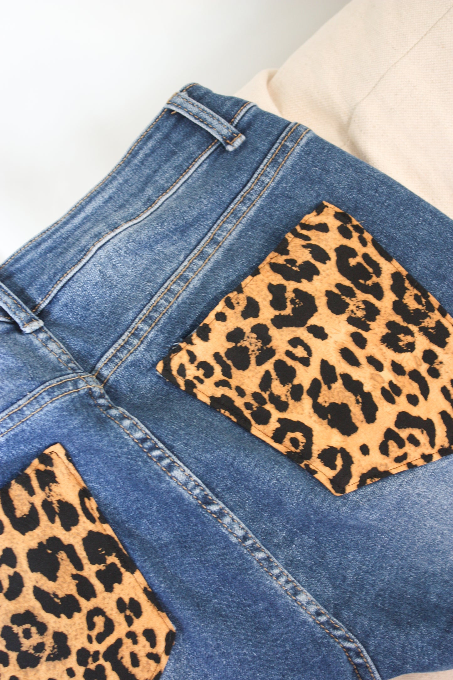 No.21 Studio Pippa X Je M'appelle leopard jeans