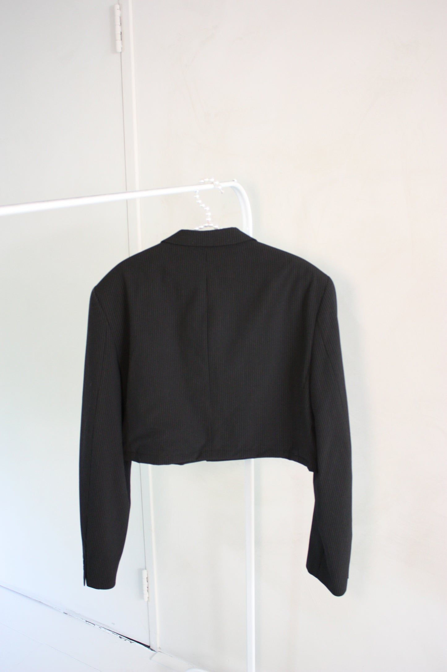 No.3 cropped Ruffle blazer