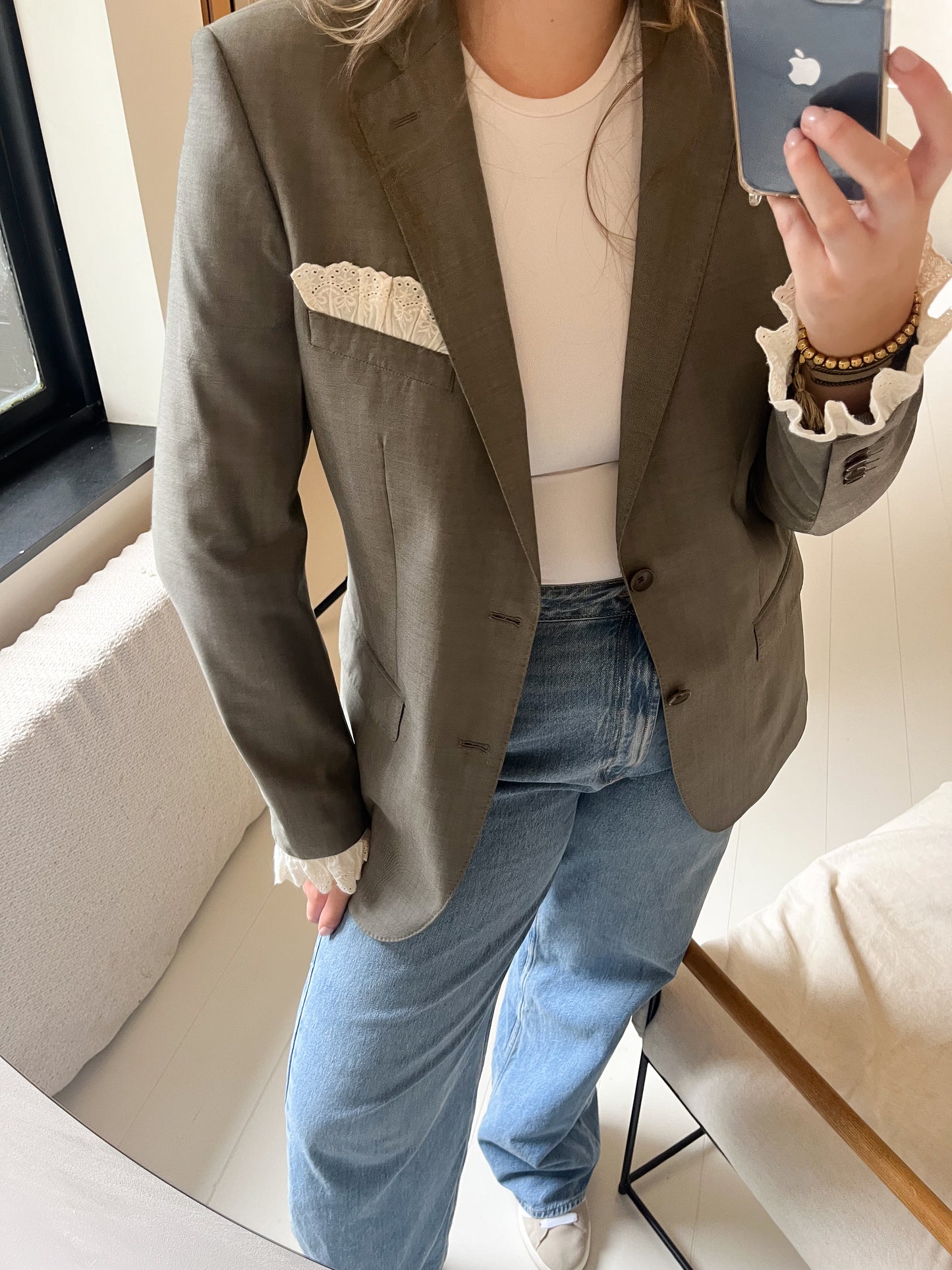No.12 ruffle blazer