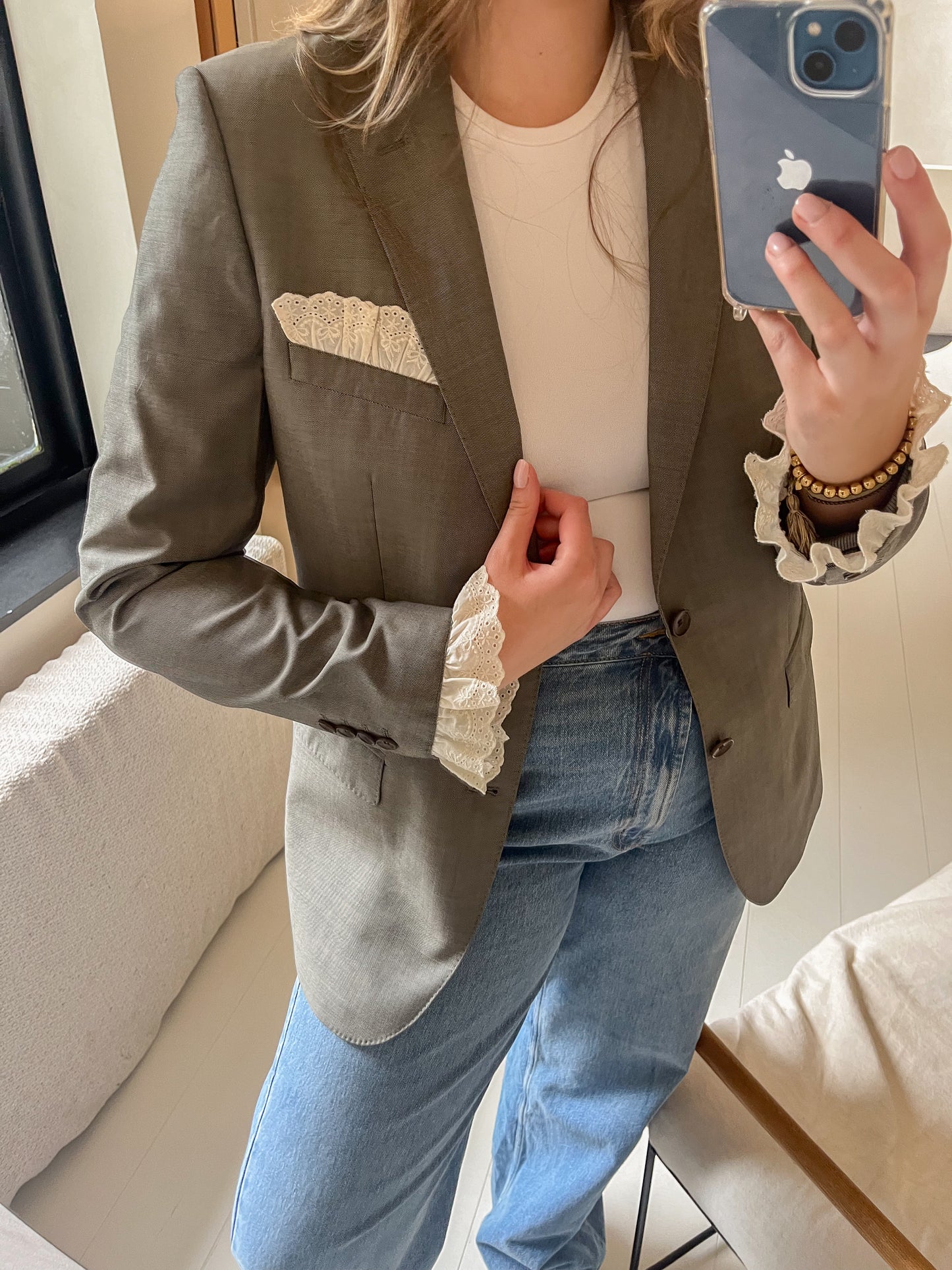 No.12 ruffle blazer