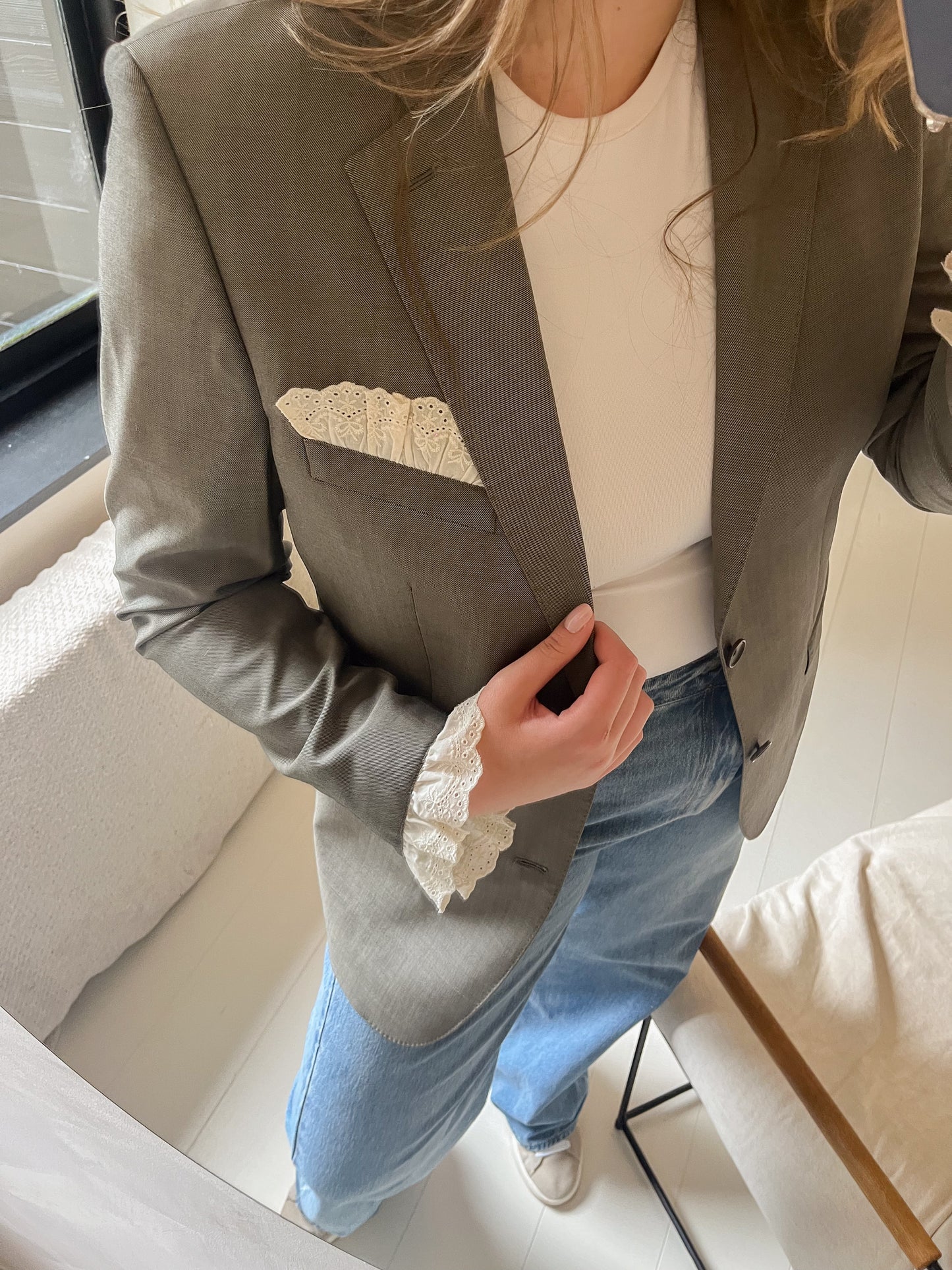No.12 ruffle blazer