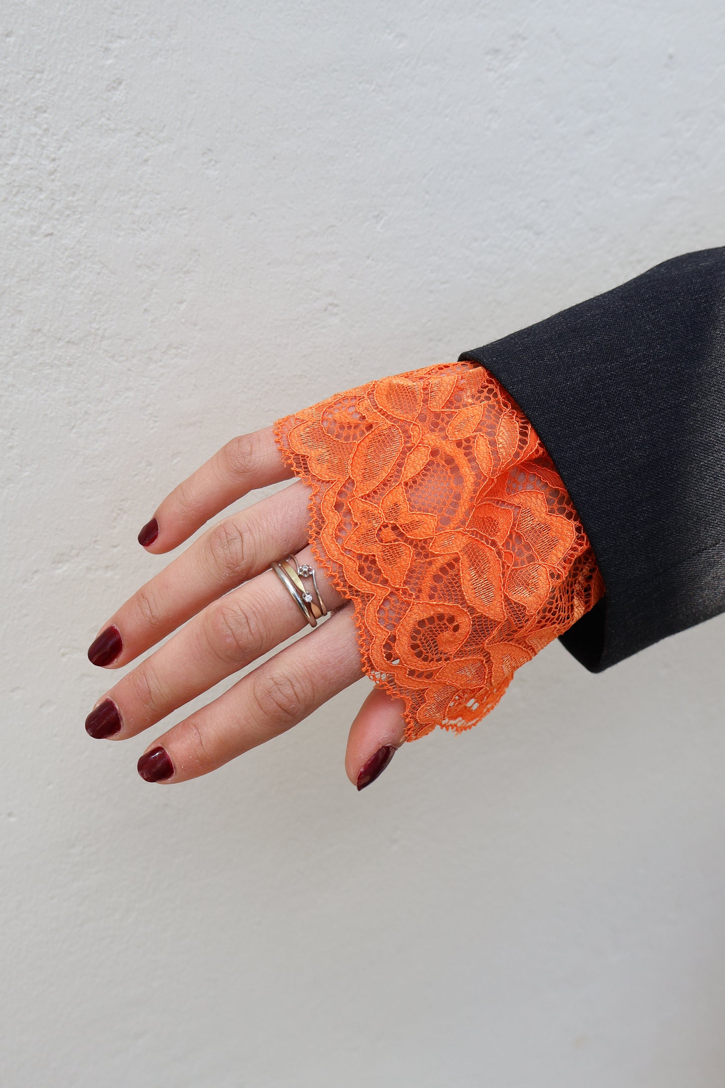 Kanten mouwtjes - KINGSDAY editie