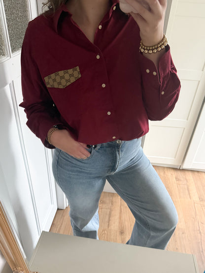 No.319 - Reworked Gucci blouse [XL]