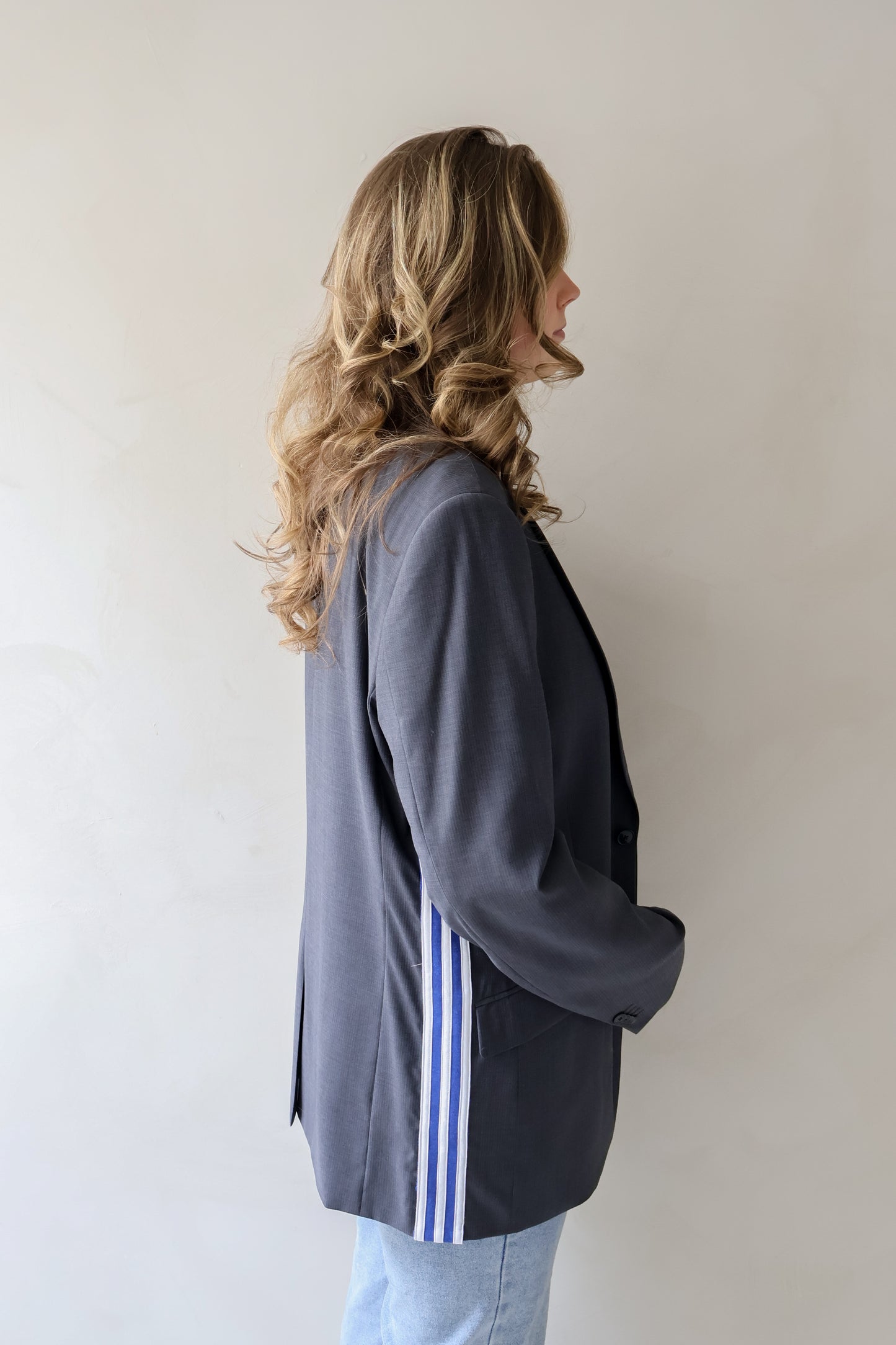 No.212 - reworked Adidas blazer [XL]