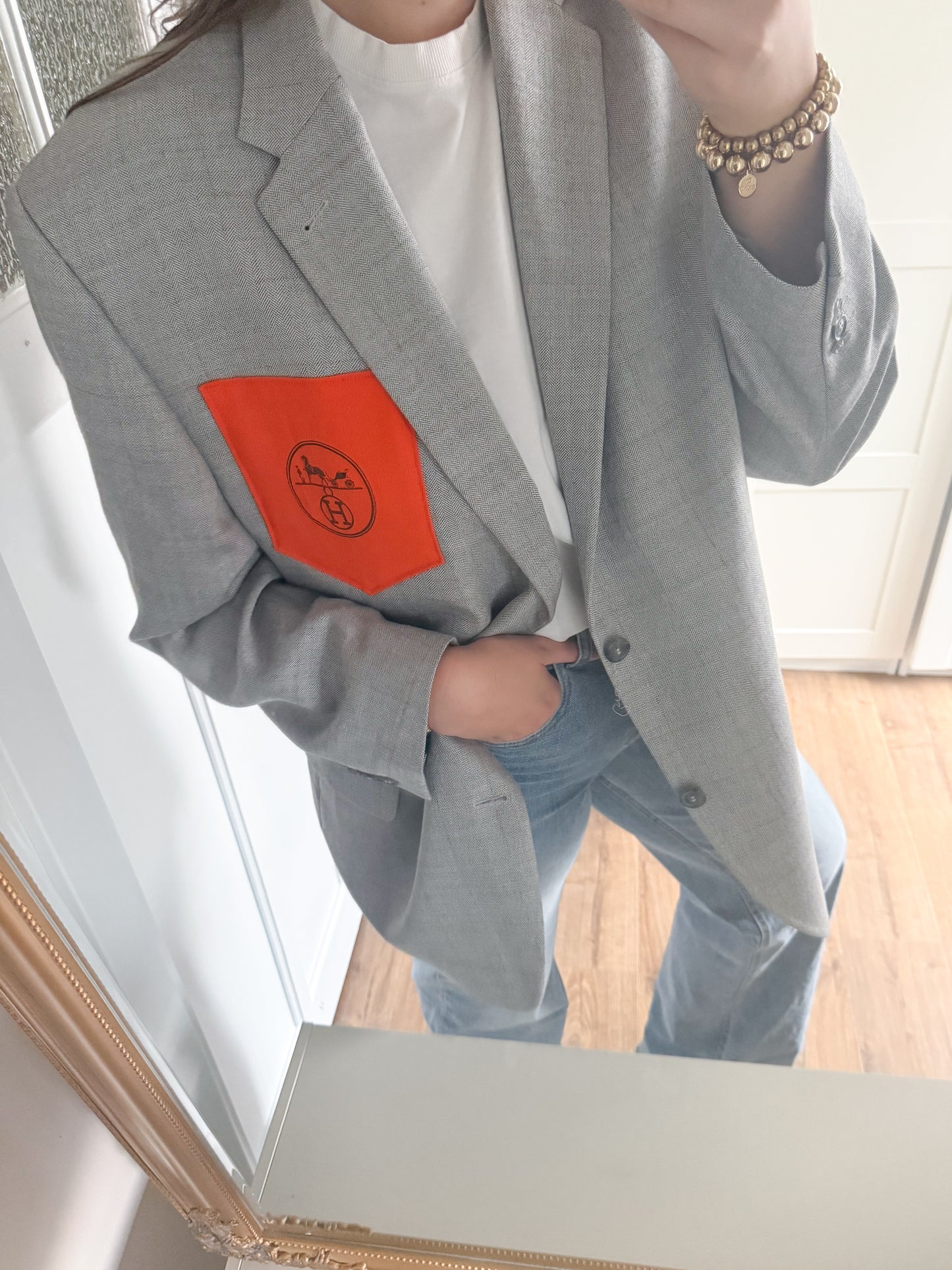 No.323 - Reworked H blazer [XXL]