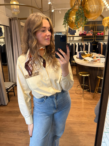 No.316 - Reworked Gucci blouse [XL]