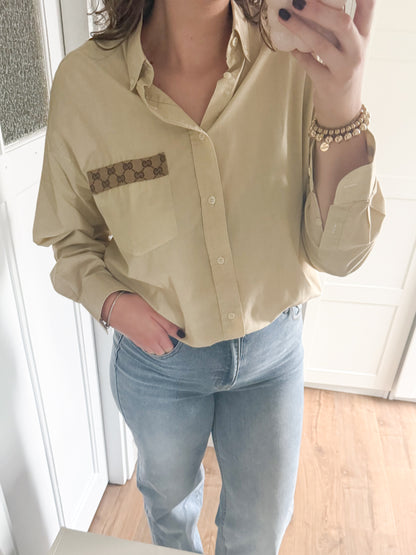 No.316 - Reworked Gucci blouse [XL]