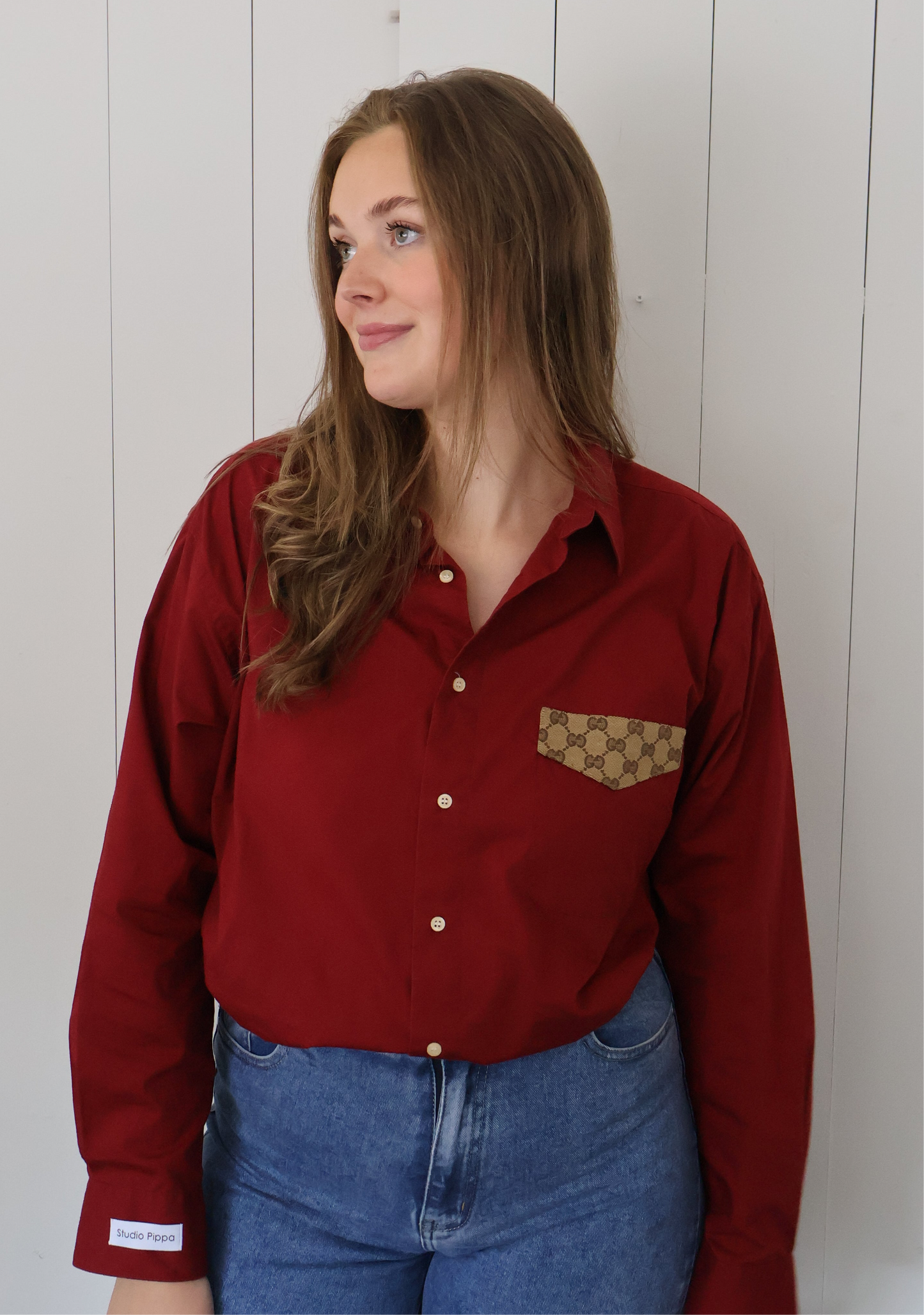 No.319 - Reworked Gucci blouse [XL]