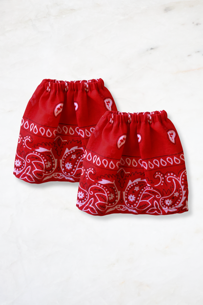 Bandana sleeves - rood
