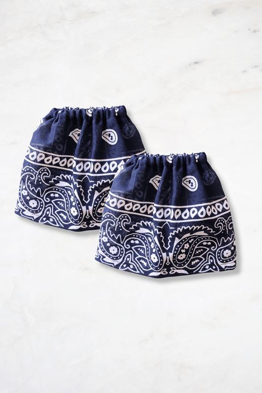 Bandana sleeves - navy