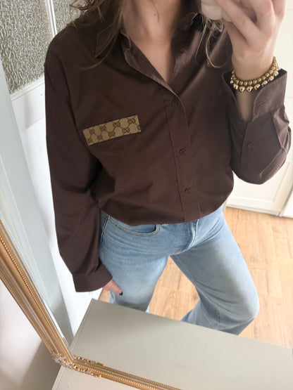 No.321 - Reworked Gucci blouse [XL]