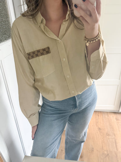 No.316 - Reworked Gucci blouse [XL]