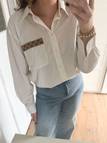 No.315 - Reworked Gucci blouse [XL]