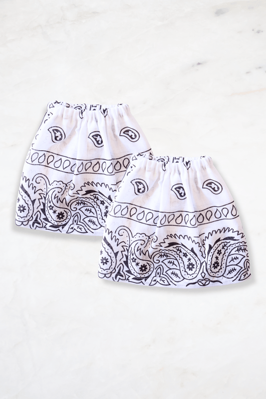 Bandana sleeves - wit