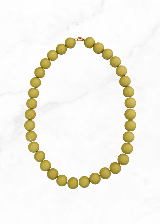 Bold bead ketting - groen
