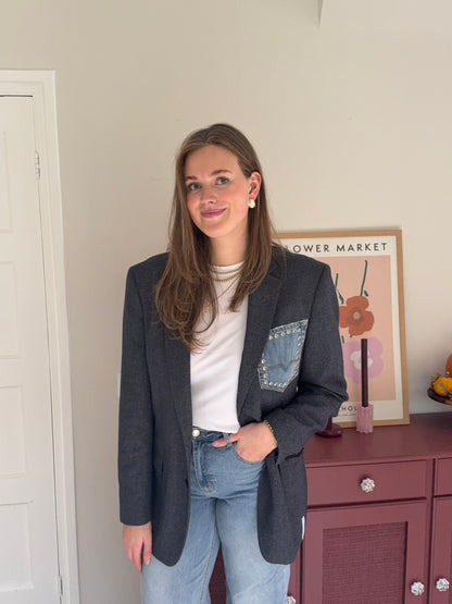 No.353 - Denim blazer [XL]