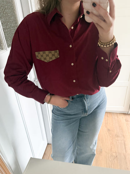 No.319 - Reworked Gucci blouse [XL]