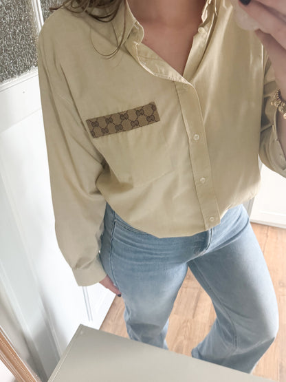 No.316 - Reworked Gucci blouse [XL]