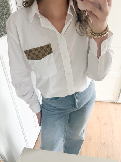 No.314 - Reworked Gucci blouse [XL]