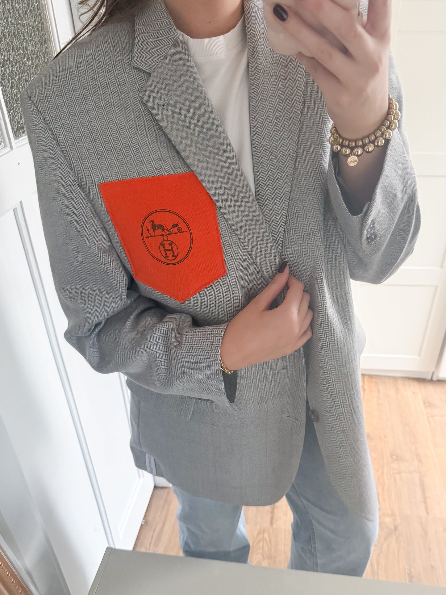 No.323 - Reworked H blazer [XXL]