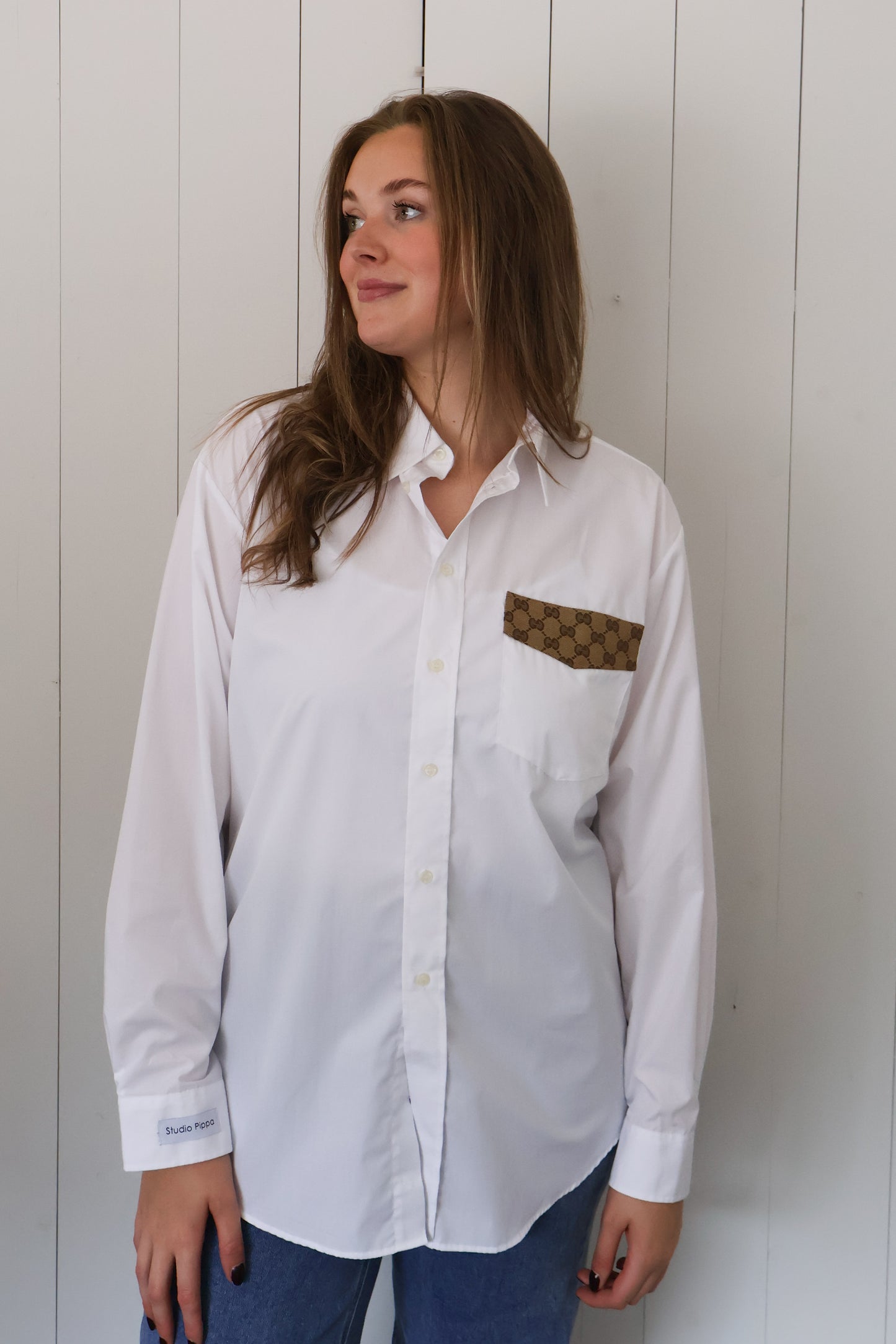 No.314 - Reworked Gucci blouse [XL]