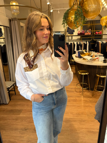 No.314 - Reworked Gucci blouse [XL]