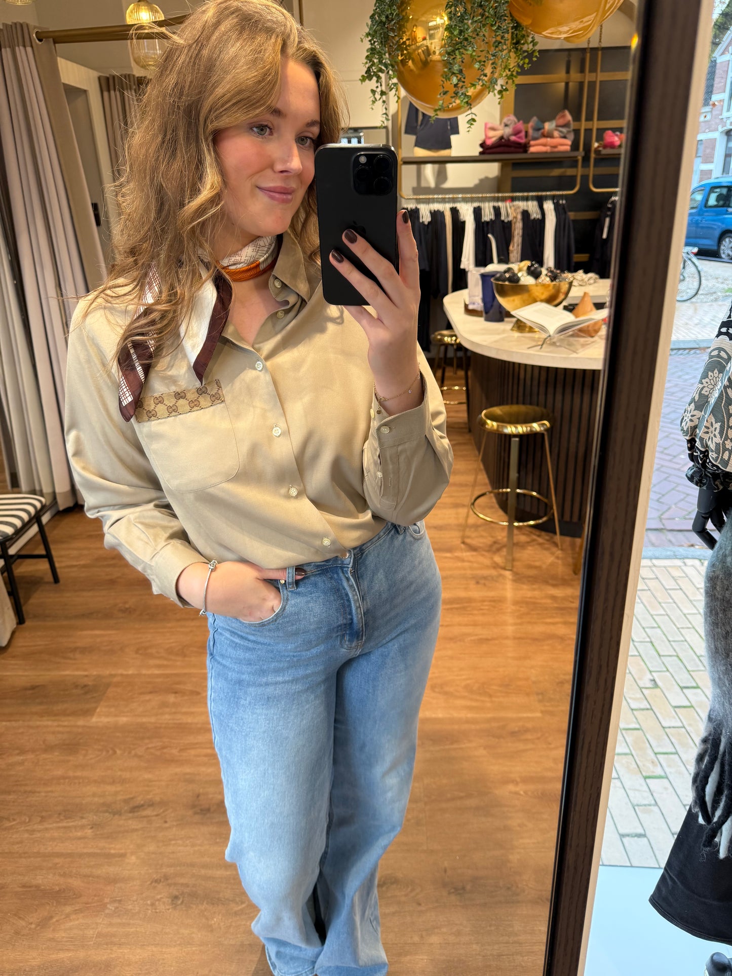 No.317 - Reworked Gucci blouse [XL]