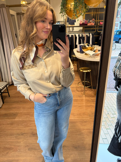 No.317 - Reworked Gucci blouse [XL]