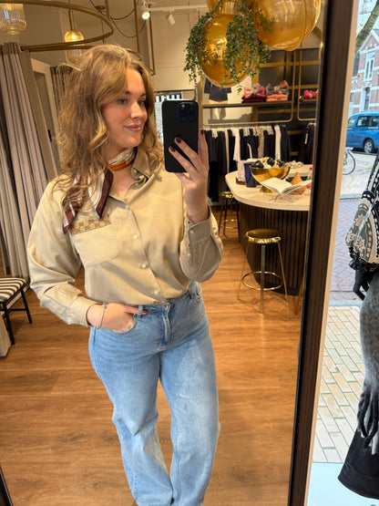 No.317 - Reworked Gucci blouse [XL]