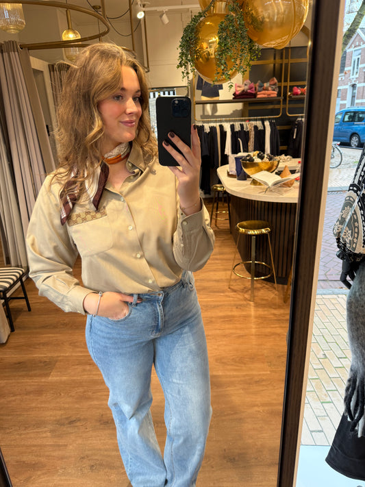 No.317 - Reworked Gucci blouse [XL]