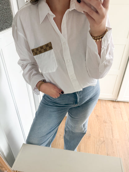 No.328 - Reworked Gucci blouse [XXL]