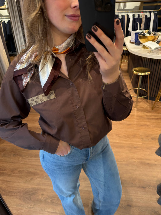 No.321 - Reworked Gucci blouse [XL]