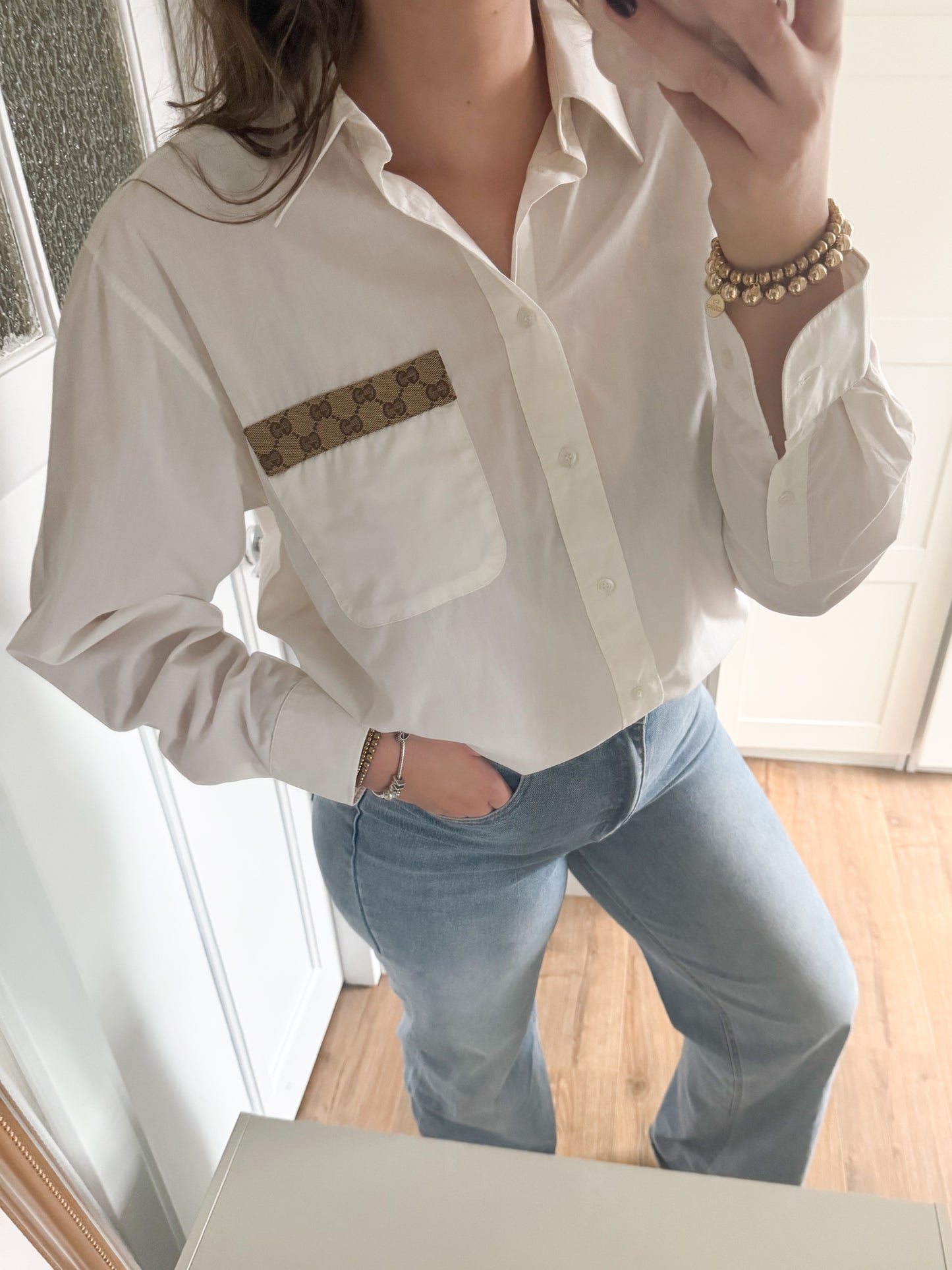 No.315 - Reworked Gucci blouse [XL]