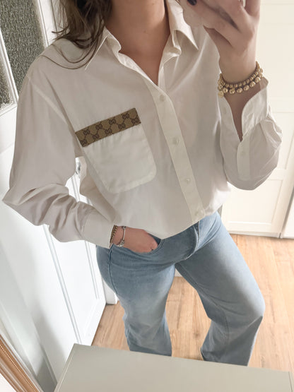 No.315 - Reworked Gucci blouse [XL]