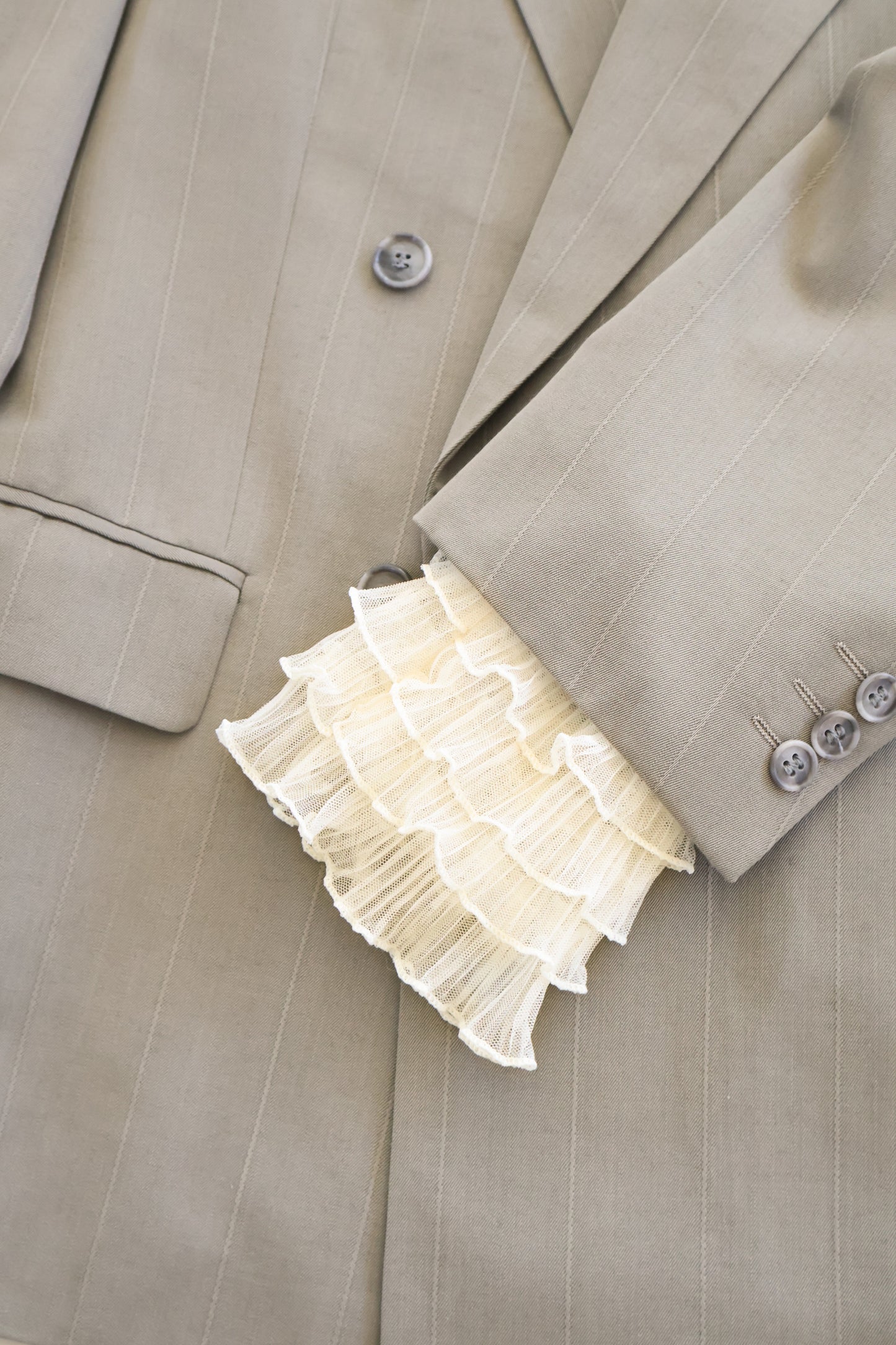 Handmade sleeves - ruffle