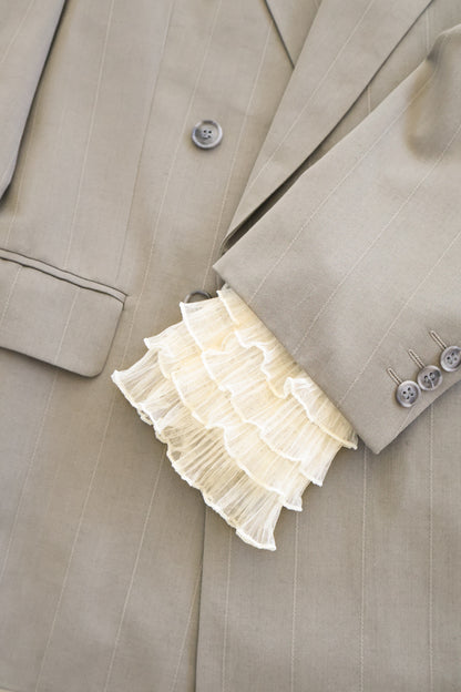 Handmade sleeves - ruffle