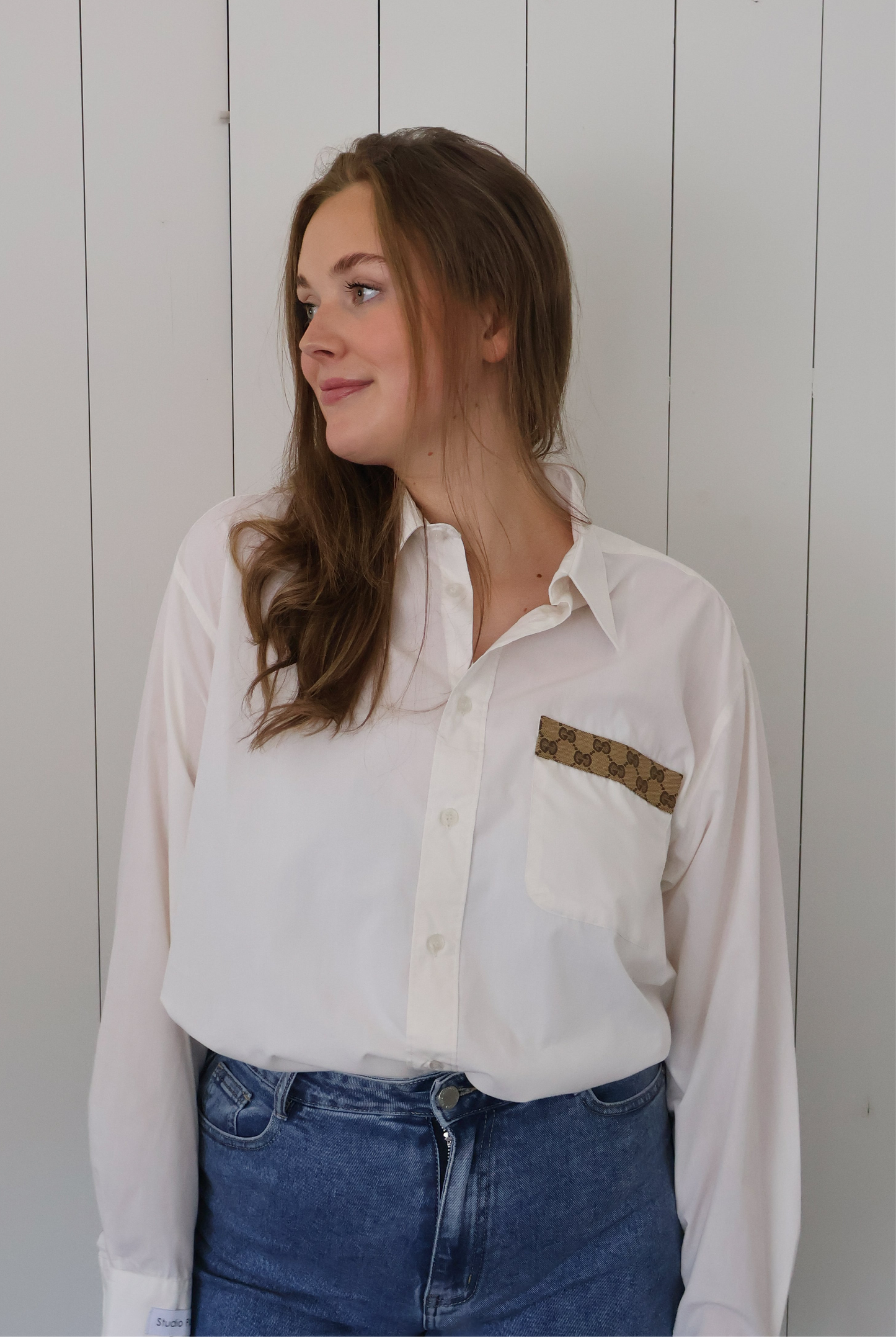 No.315 - Reworked Gucci blouse [XL]