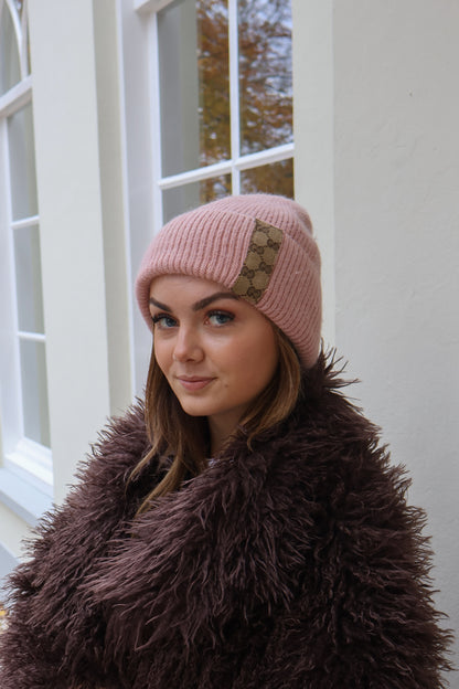 Beanie - licht roze