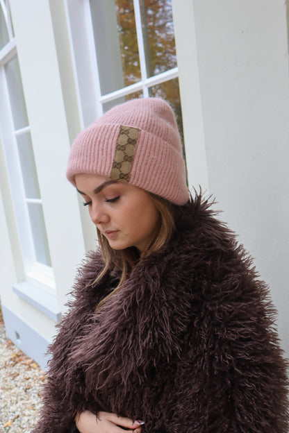 Beanie - licht roze