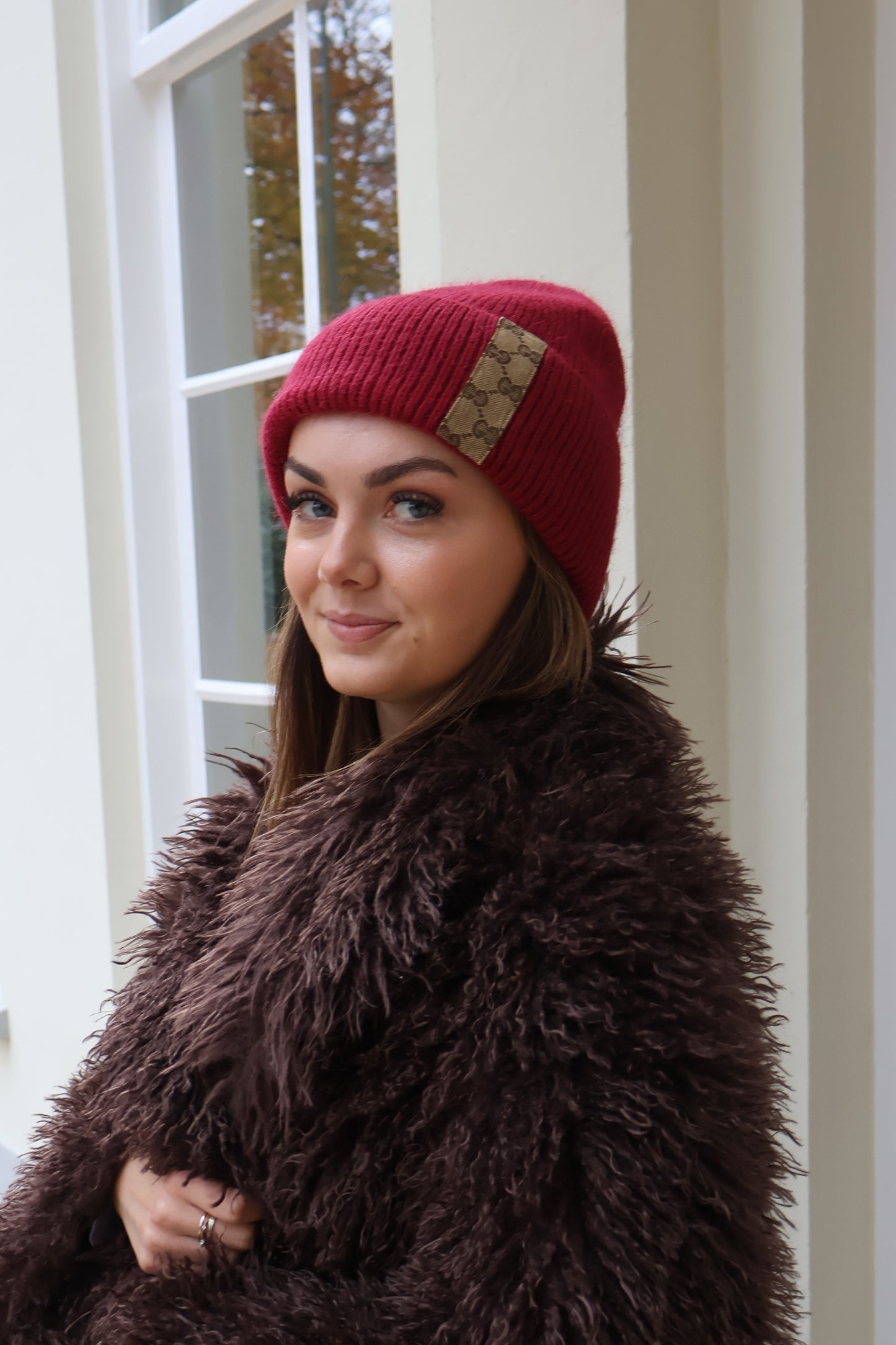 Beanie - burgundy