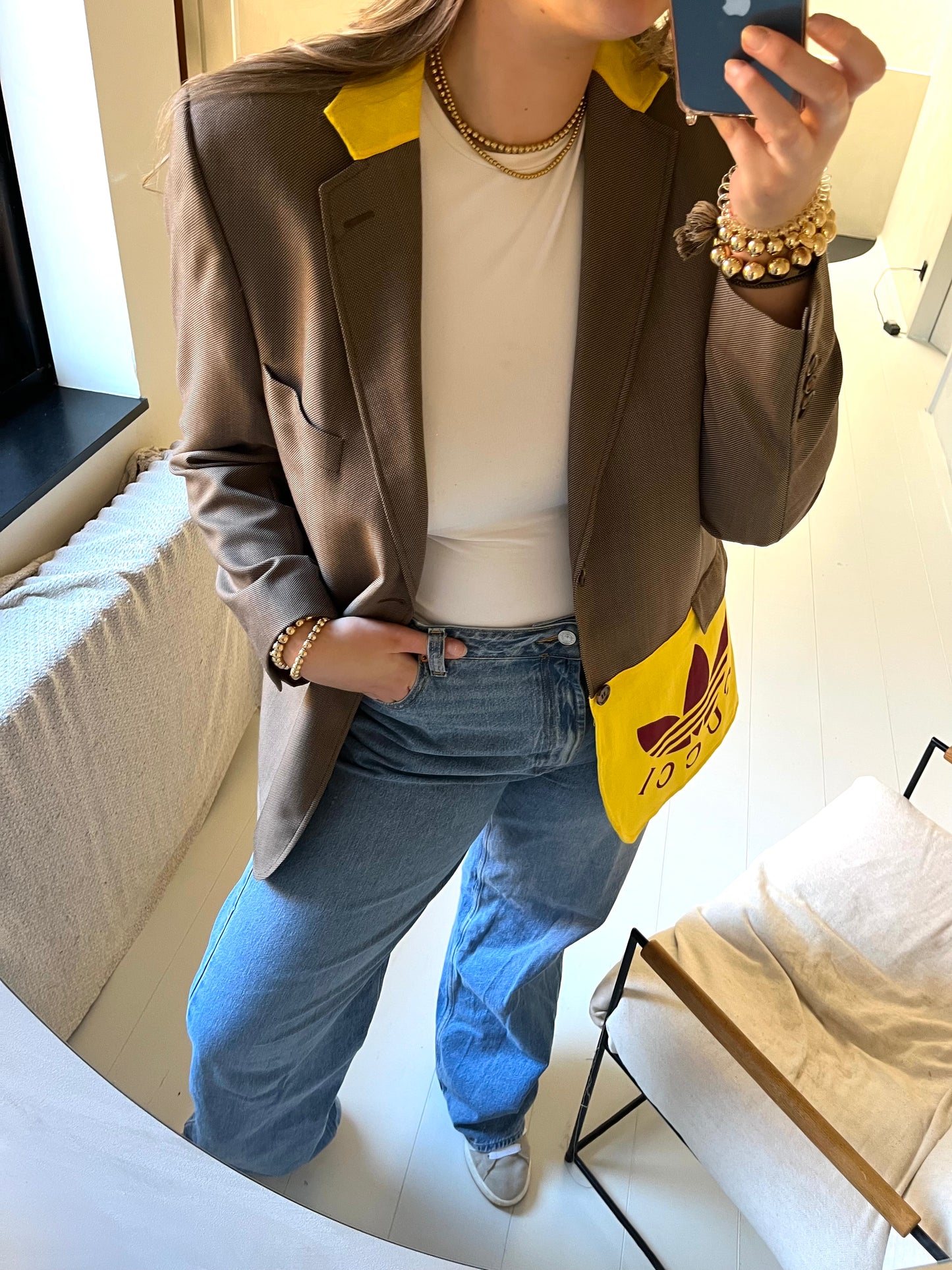 No.41 Reworked Adidas x Gucci blazer