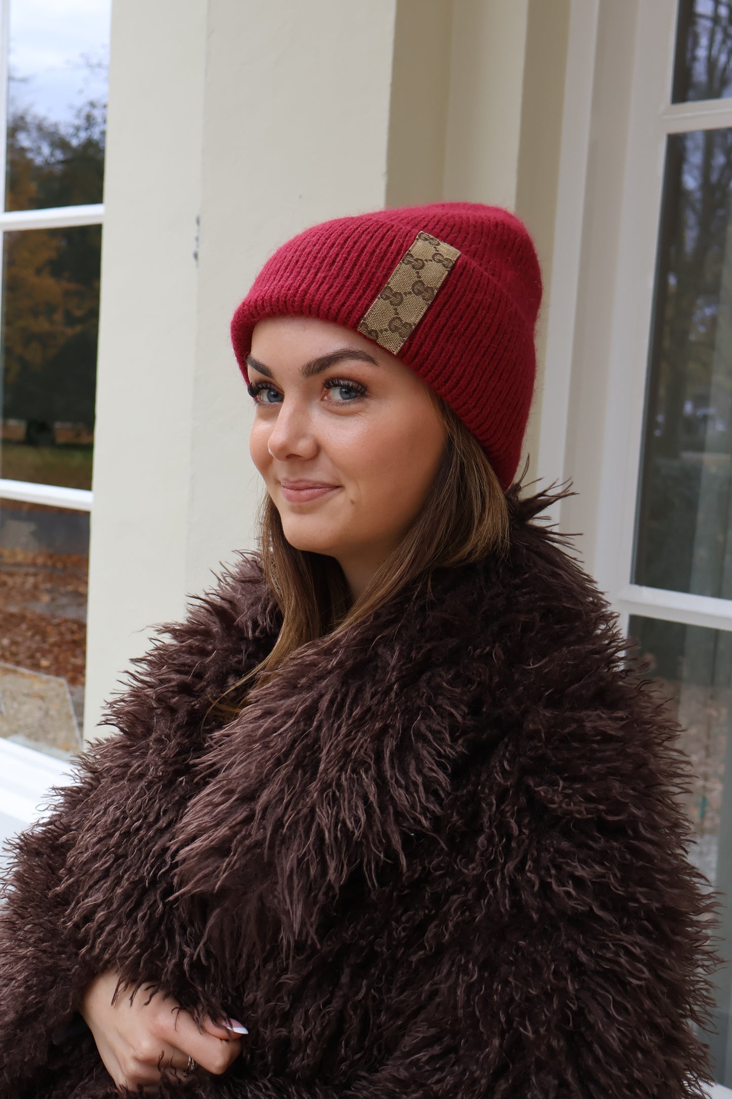 Beanie - burgundy