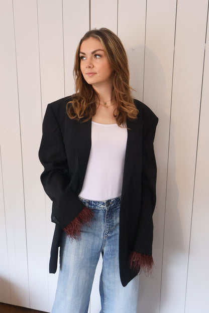 No.379 - feather blazer [XL]