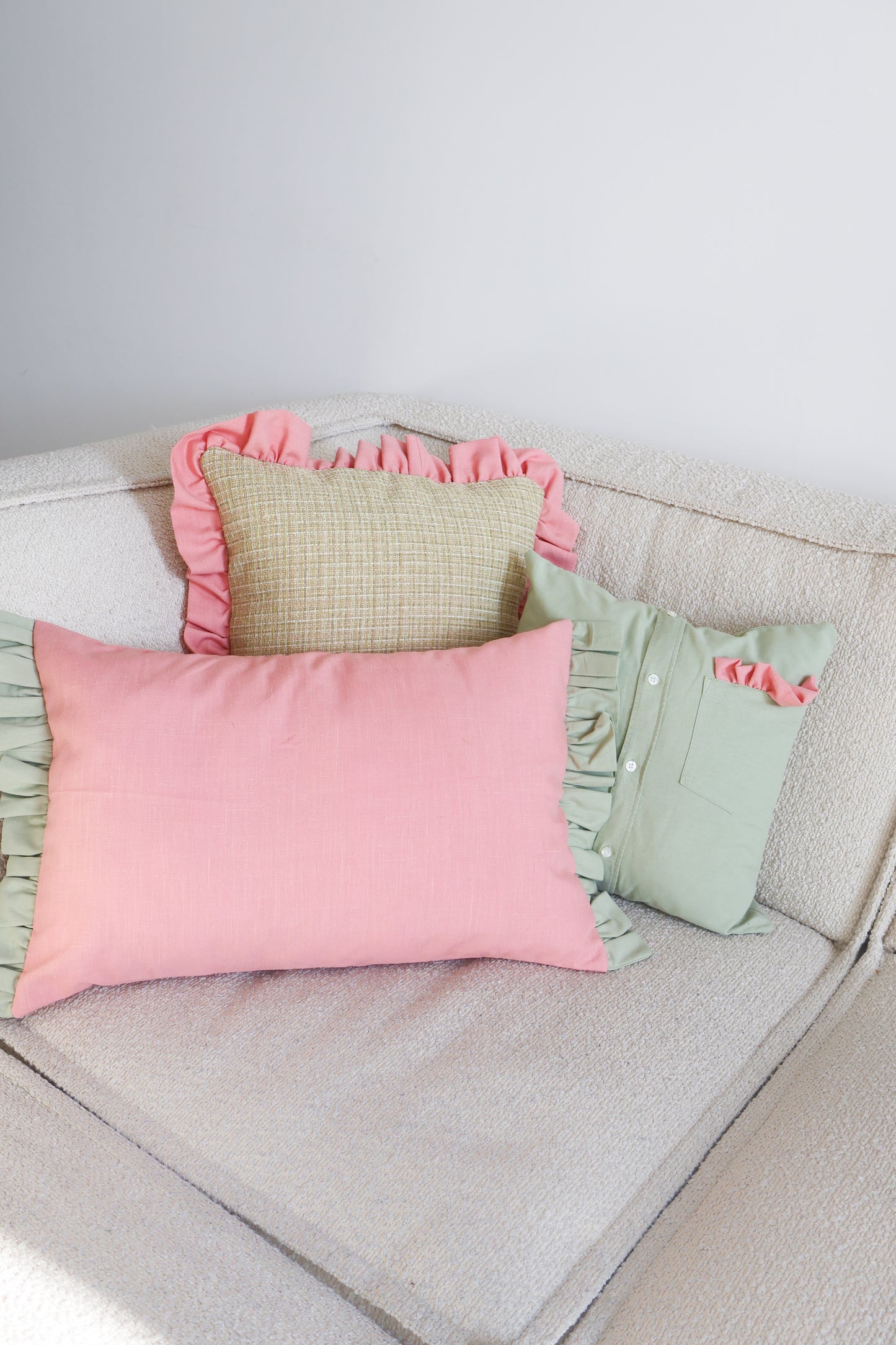 Pippa's pillow - Rosa