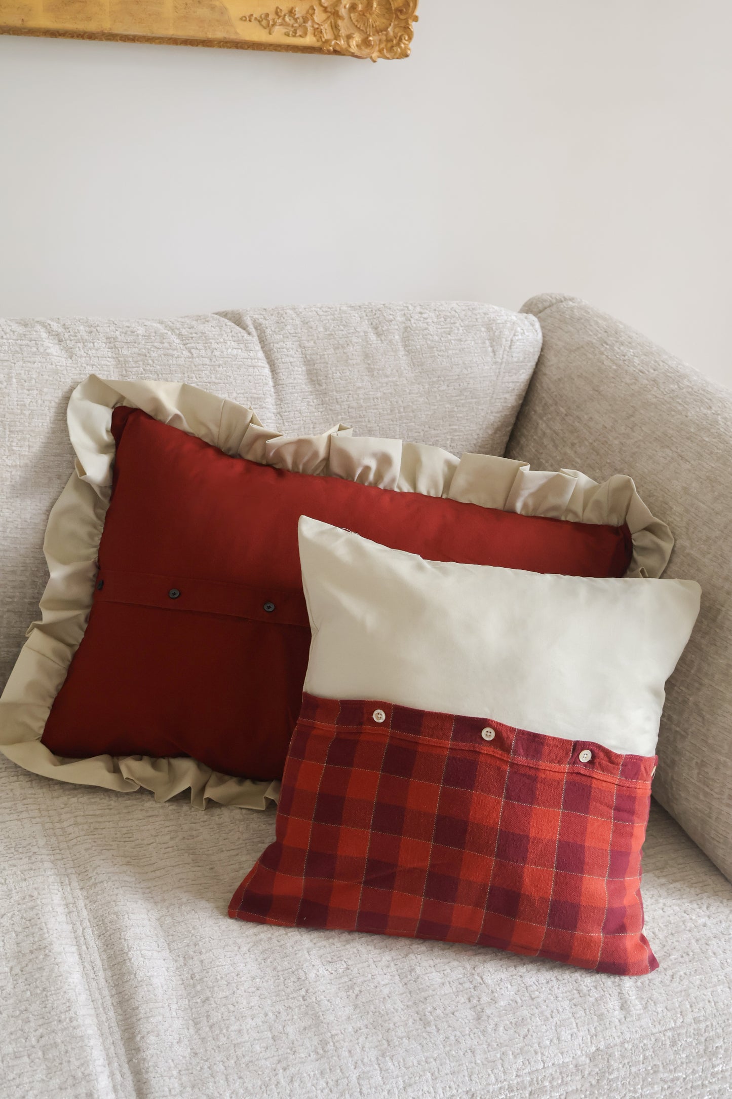 Pippa's pillow - Rossa